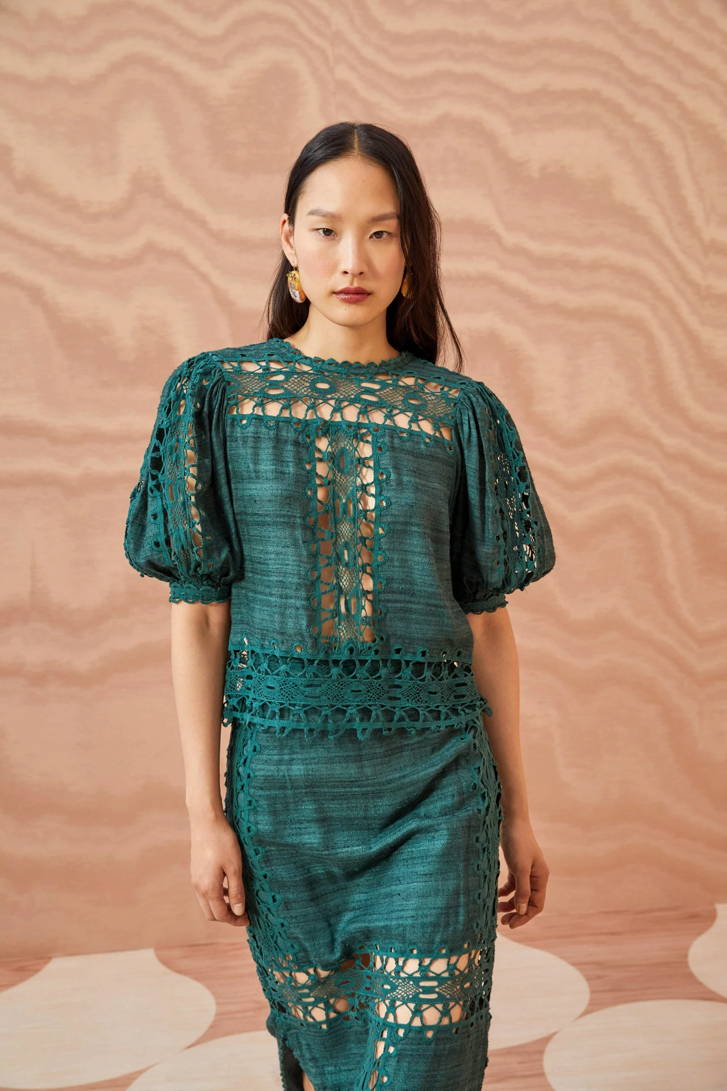 ULLA JOHNSON Gita Top - Cypress 6 ULLA JOHNSON Gita Top - Cypress - Image 4