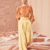 ULLA JOHNSON Gitana Pants - Dune 1 ULLA JOHNSON Gitana Pants - Dune -Chic Clothing Store ULLA JOHNSON Gitana Pants DUNE 01 MAIN