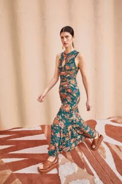 ULLA JOHNSON Gwynne Dress - Delphinium -Chic Clothing Store ULLA JOHNSON Gwynne Dress DELPHINIUM 03