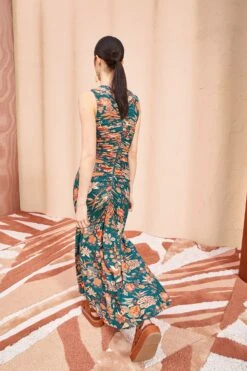 ULLA JOHNSON Gwynne Dress - Delphinium -Chic Clothing Store ULLA JOHNSON Gwynne Dress DELPHINIUM 04