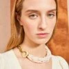 ULLA JOHNSON Hand Braided Pearl Necklace - Pearl -Chic Clothing Store ULLA JOHNSON Hand Braided Pearl Necklace 0008