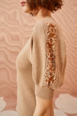 ULLA JOHNSON Harper Top - Fawn 11 ULLA JOHNSON Harper Top - Fawn -Chic Clothing Store ULLA JOHNSON Harper Top FAWN 05