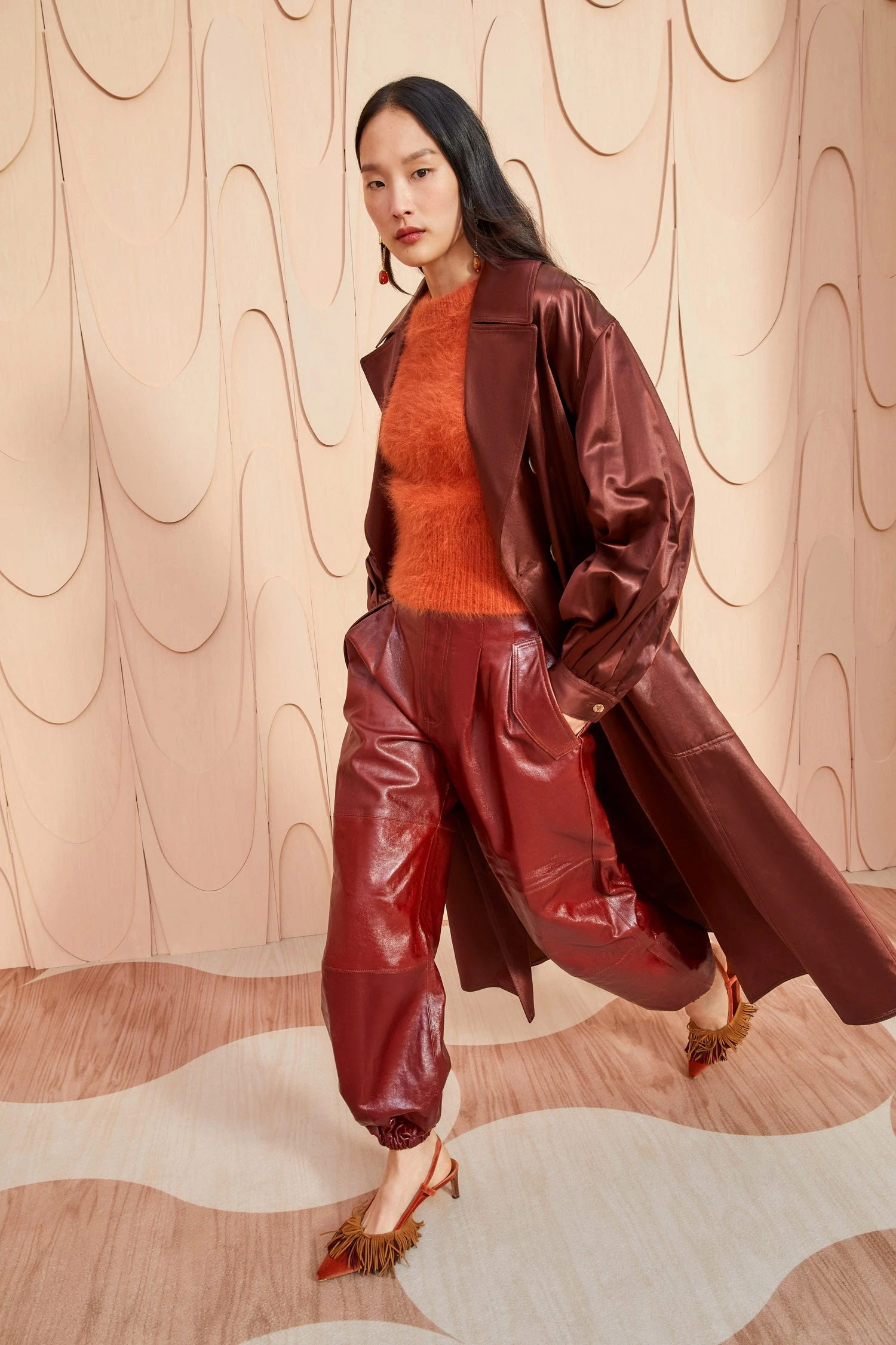 ULLA JOHNSON Helaine Coat - Mahogany 6 ULLA JOHNSON Helaine Coat - Mahogany - Image 4