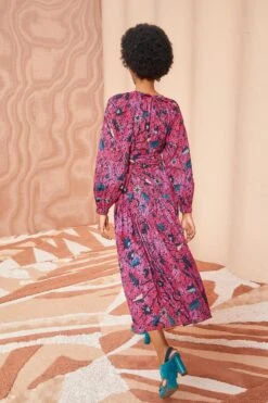 ULLA JOHNSON Helia Dress - Snapdragon -Chic Clothing Store ULLA JOHNSON Helia Dress SNAPDRAGON 04