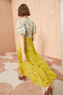 ULLA JOHNSON Imani Skirt - Mimosa -Chic Clothing Store ULLA JOHNSON Imani Skirt MIMOSA 0127