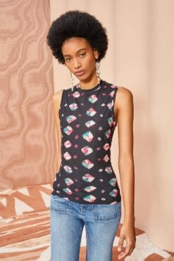 ULLA JOHNSON Ines Top - Nocturne -Chic Clothing Store ULLA JOHNSON Ines Top NOCTURNE 03