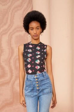 ULLA JOHNSON Ines Top - Nocturne -Chic Clothing Store ULLA JOHNSON Ines Top NOCTURNE 05