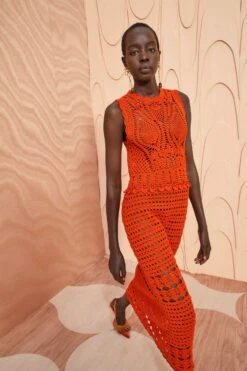 ULLA JOHNSON Innika Dress - Carnelian 13 ULLA JOHNSON Innika Dress - Carnelian -Chic Clothing Store ULLA JOHNSON Innika Dress CARNELIAN 0230