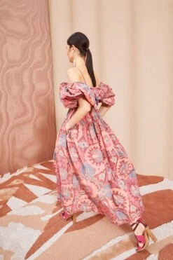 ULLA JOHNSON Izra Gown - Passionflower 10 ULLA JOHNSON Izra Gown - Passionflower -Chic Clothing Store ULLA JOHNSON Izra Gown PASSIONFLOWER 04