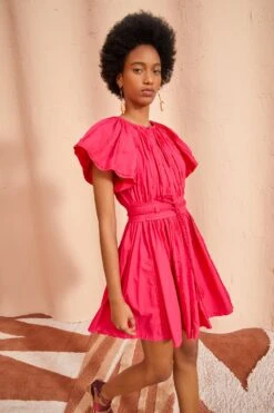 ULLA JOHNSON Jessa Dress - Orchid -Chic Clothing Store ULLA JOHNSON Jessa Dress ORCHID 05