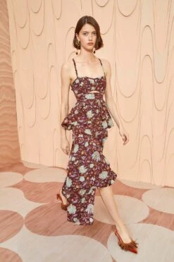 ULLA JOHNSON Josanna Gown - Heliotrope -Chic Clothing Store ULLA JOHNSON Josanna Gown HELIOTROPE 0029