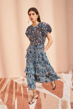 ULLA JOHNSON Josette Skirt - Morning Glory