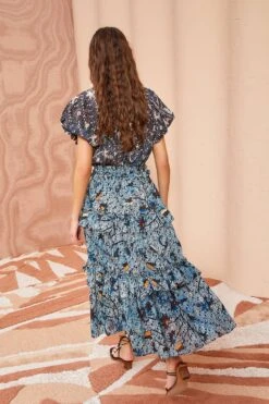 ULLA JOHNSON Josette Skirt - Morning Glory -Chic Clothing Store ULLA JOHNSON Josette Skirt MORNING GLORY 04