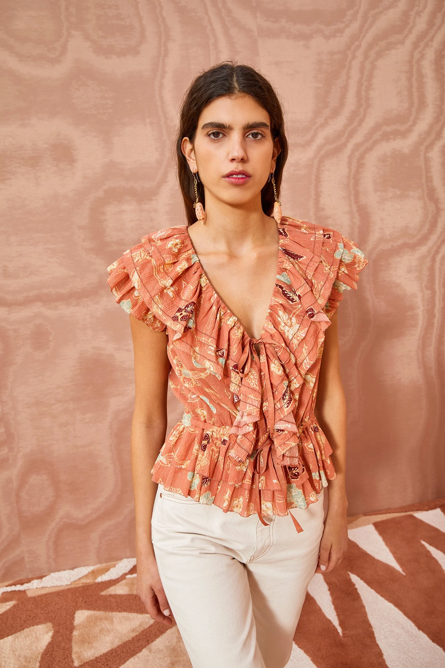 ULLA JOHNSON Kaede Top - Mesa Floral 3 ULLA JOHNSON Kaede Top - Mesa Floral