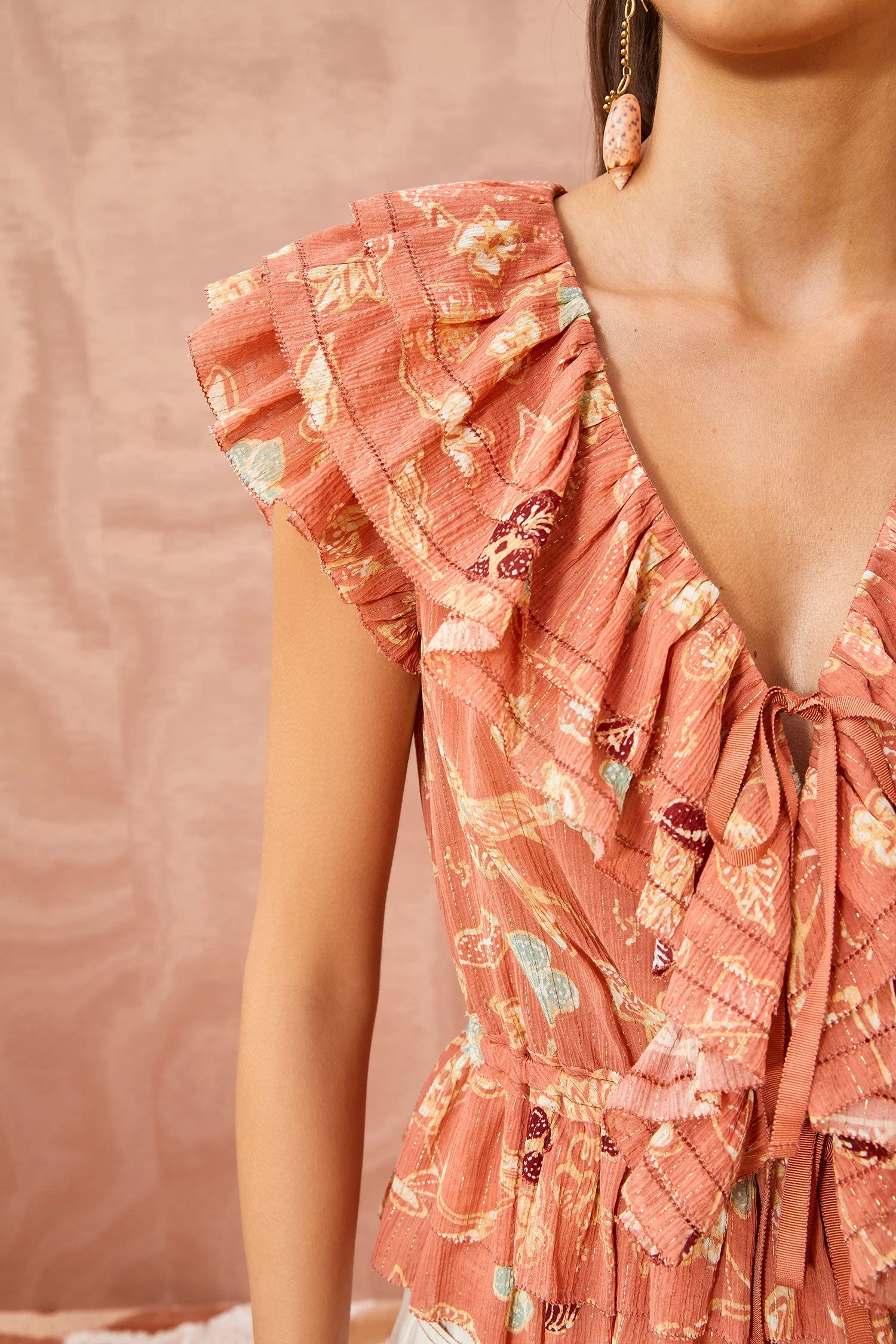 ULLA JOHNSON Kaede Top - Mesa Floral 5 ULLA JOHNSON Kaede Top - Mesa Floral - Image 3