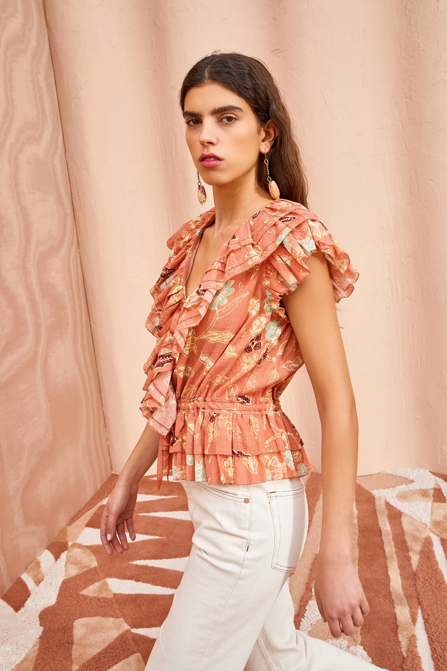 ULLA JOHNSON Kaede Top - Mesa Floral 6 ULLA JOHNSON Kaede Top - Mesa Floral - Image 4