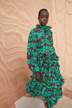 ULLA JOHNSON Kamara Blouse - Malachite