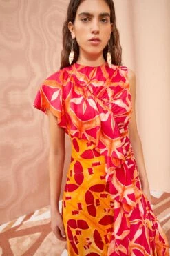 ULLA JOHNSON Lali Dress - Tigerlilly 10 ULLA JOHNSON Lali Dress - Tigerlilly -Chic Clothing Store ULLA JOHNSON Lali Dress TIGERLILLY 02 ALT