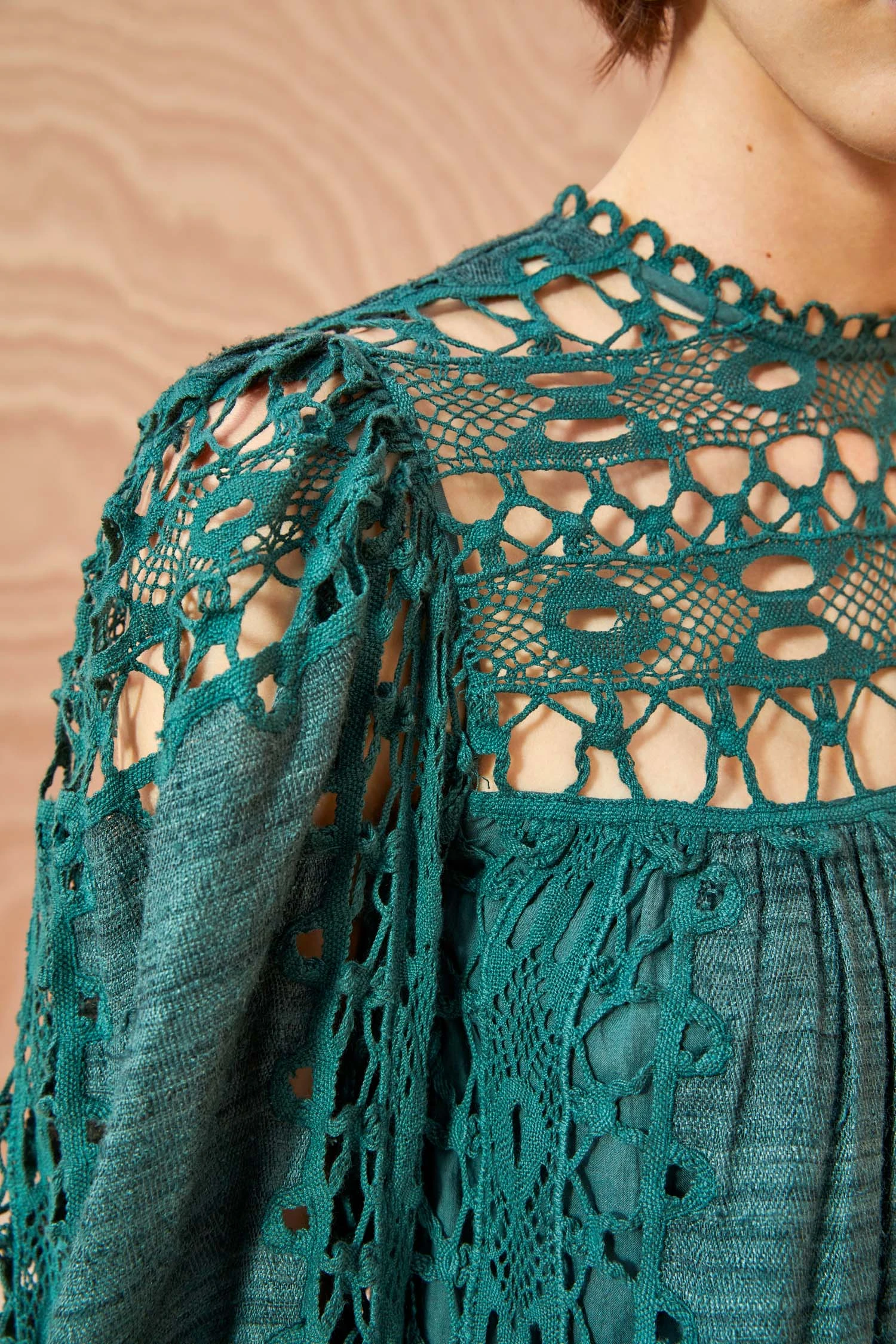 ULLA JOHNSON Lata Dress - Cypress 6 ULLA JOHNSON Lata Dress - Cypress - Image 4