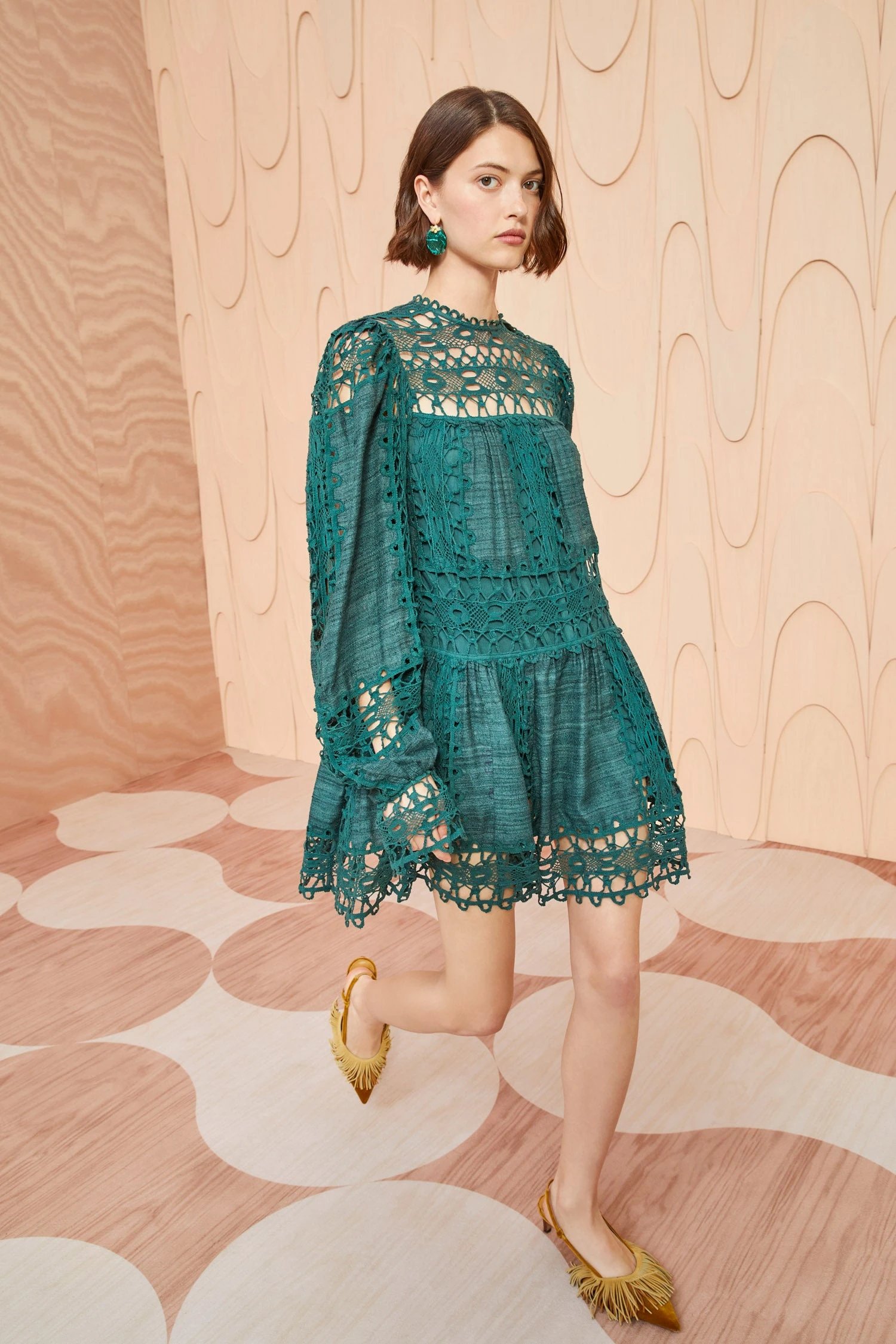 ULLA JOHNSON Lata Dress - Cypress 3 ULLA JOHNSON Lata Dress - Cypress