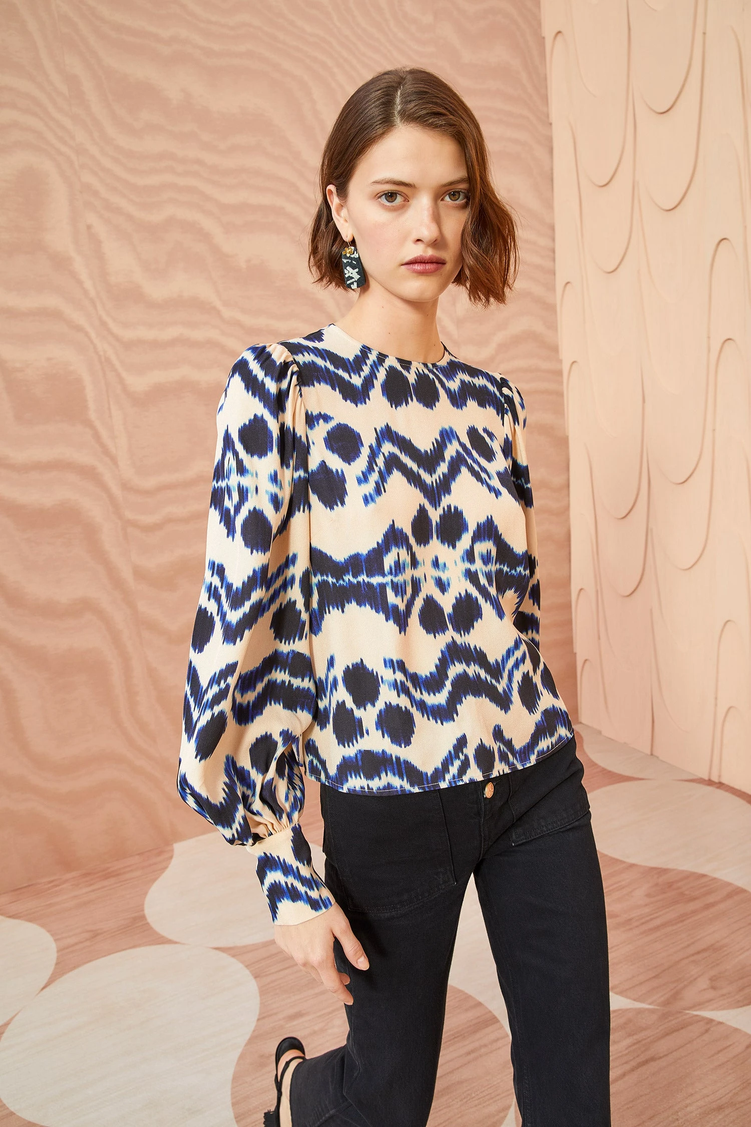 ULLA JOHNSON Lilliana Blouse - Nimbus 4 ULLA JOHNSON Lilliana Blouse - Nimbus - Image 2