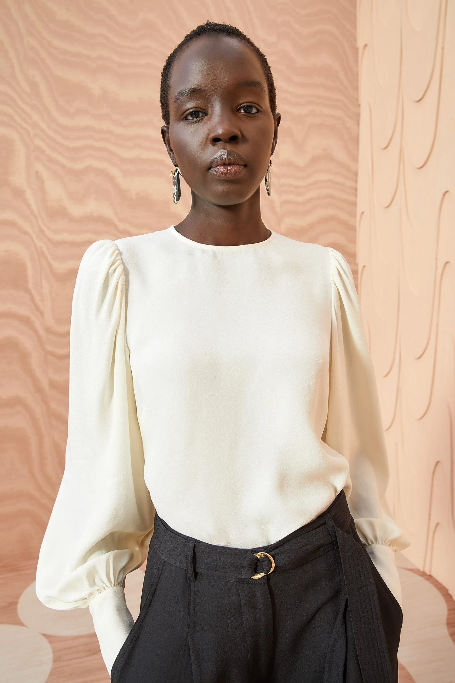 ULLA JOHNSON Lilliana Blouse - Pristine 4 ULLA JOHNSON Lilliana Blouse - Pristine - Image 2