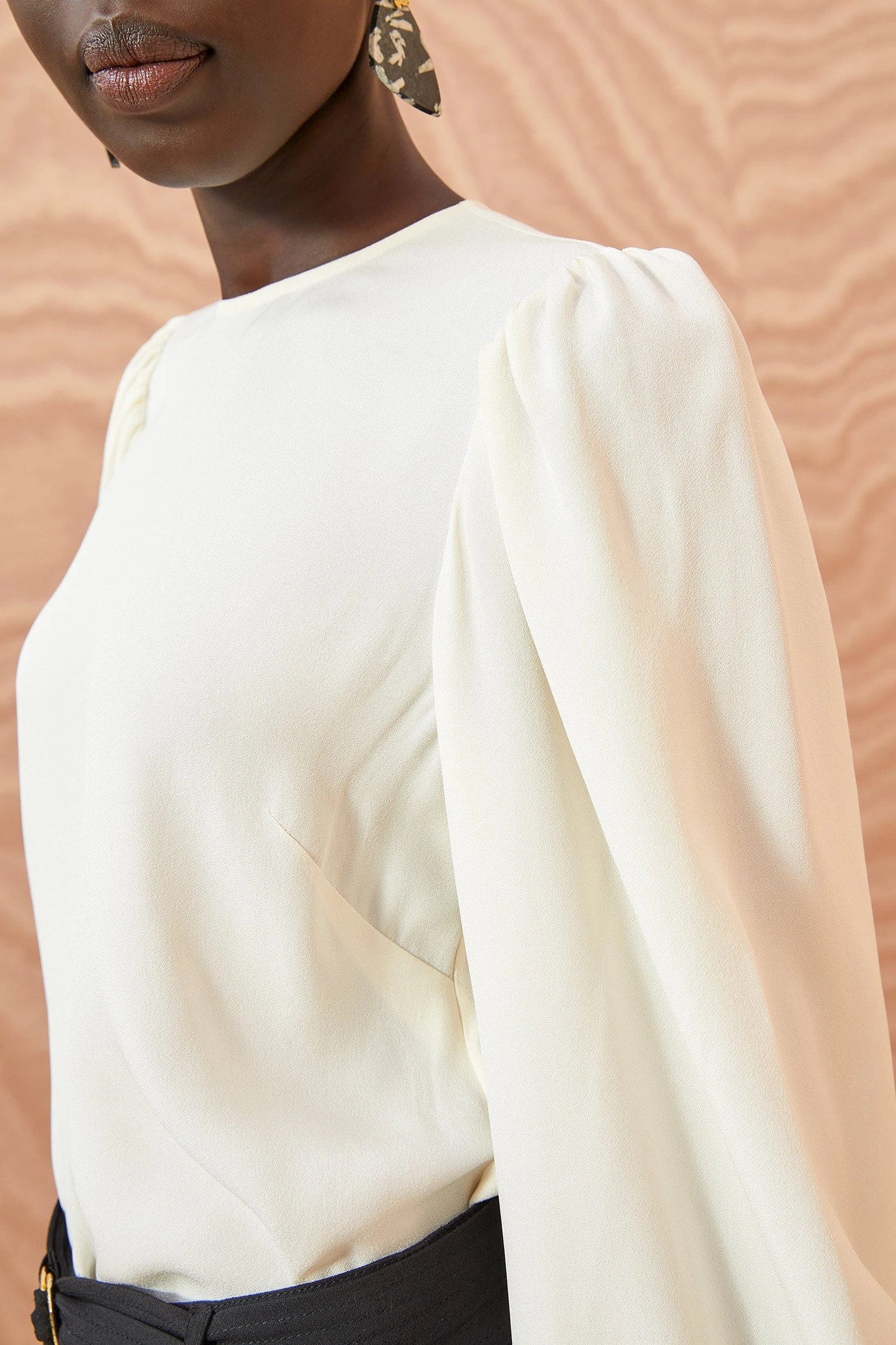 ULLA JOHNSON Lilliana Blouse - Pristine 5 ULLA JOHNSON Lilliana Blouse - Pristine - Image 3