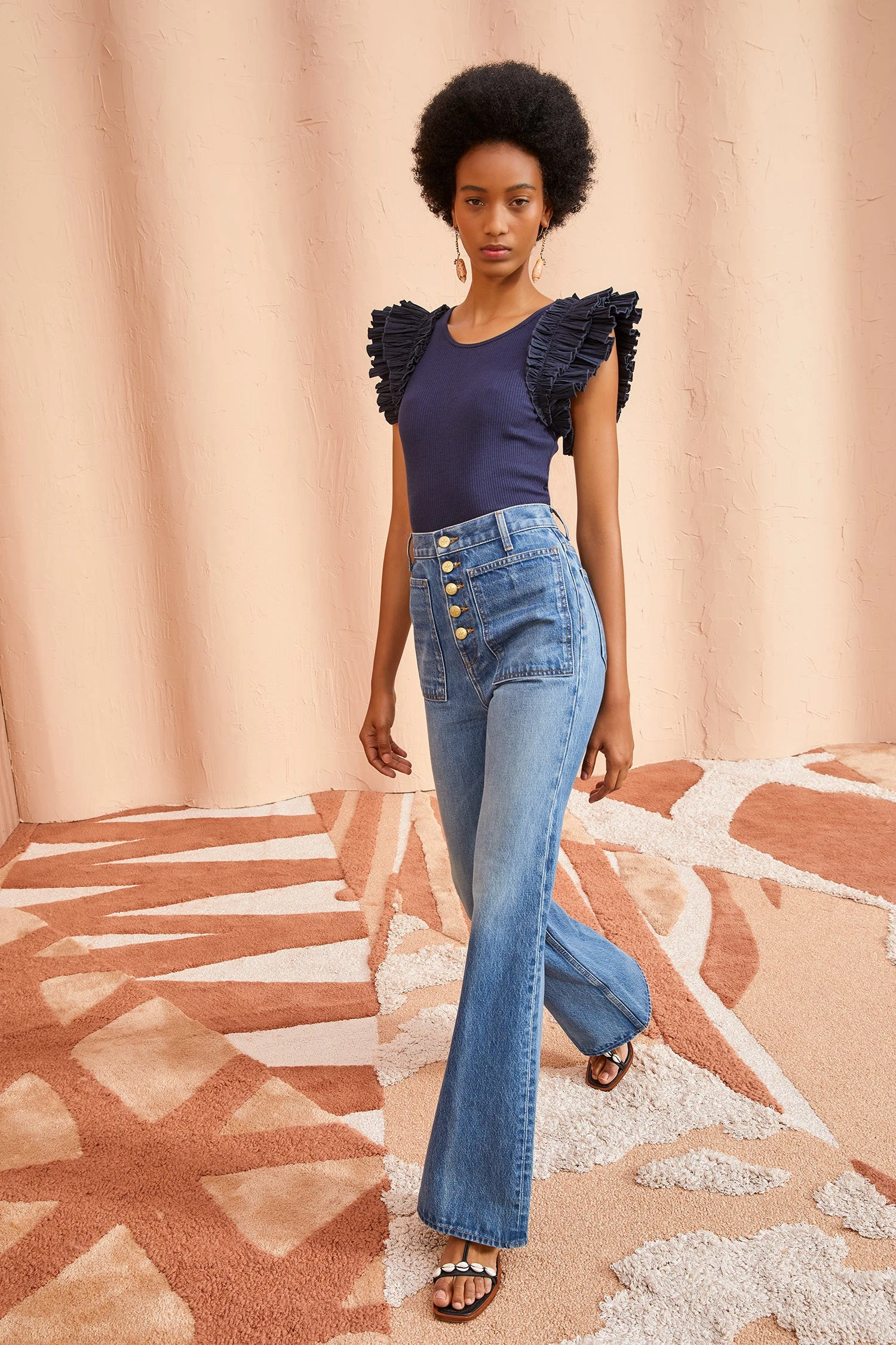 ULLA JOHNSON Lilo Top - Midnight 7 ULLA JOHNSON Lilo Top - Midnight - Image 5