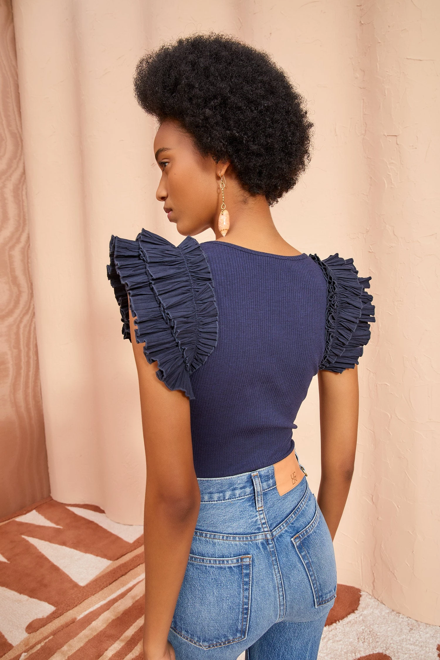 ULLA JOHNSON Lilo Top - Midnight 5 ULLA JOHNSON Lilo Top - Midnight - Image 3