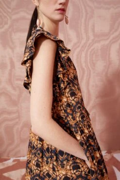 ULLA JOHNSON Lina Coverup - Constellation -Chic Clothing Store ULLA JOHNSON Lina Coverup CONSTELLATION 03