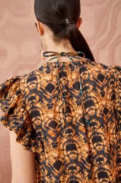 ULLA JOHNSON Lina Coverup - Constellation -Chic Clothing Store ULLA JOHNSON Lina Coverup CONSTELLATION 04