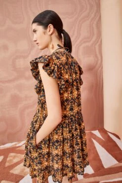 ULLA JOHNSON Lina Coverup - Constellation -Chic Clothing Store ULLA JOHNSON Lina Coverup CONSTELLATION 05