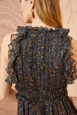 ULLA JOHNSON Lirra Gown - Peridot -Chic Clothing Store ULLA JOHNSON Lirra Gown PERIDOT 05