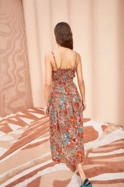 ULLA JOHNSON Lisbet Dress - Primrose 8 ULLA JOHNSON Lisbet Dress - Primrose -Chic Clothing Store ULLA JOHNSON Lisbet Dress PRIMROSE 03