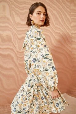 ULLA JOHNSON Lula Dress - Gardenia -Chic Clothing Store ULLA JOHNSON Lula Dress GARDENIA 0114