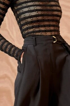 ULLA JOHNSON Lydia Pant - Noir 11 ULLA JOHNSON Lydia Pant - Noir -Chic Clothing Store ULLA JOHNSON Lydia Pant NOIR 05