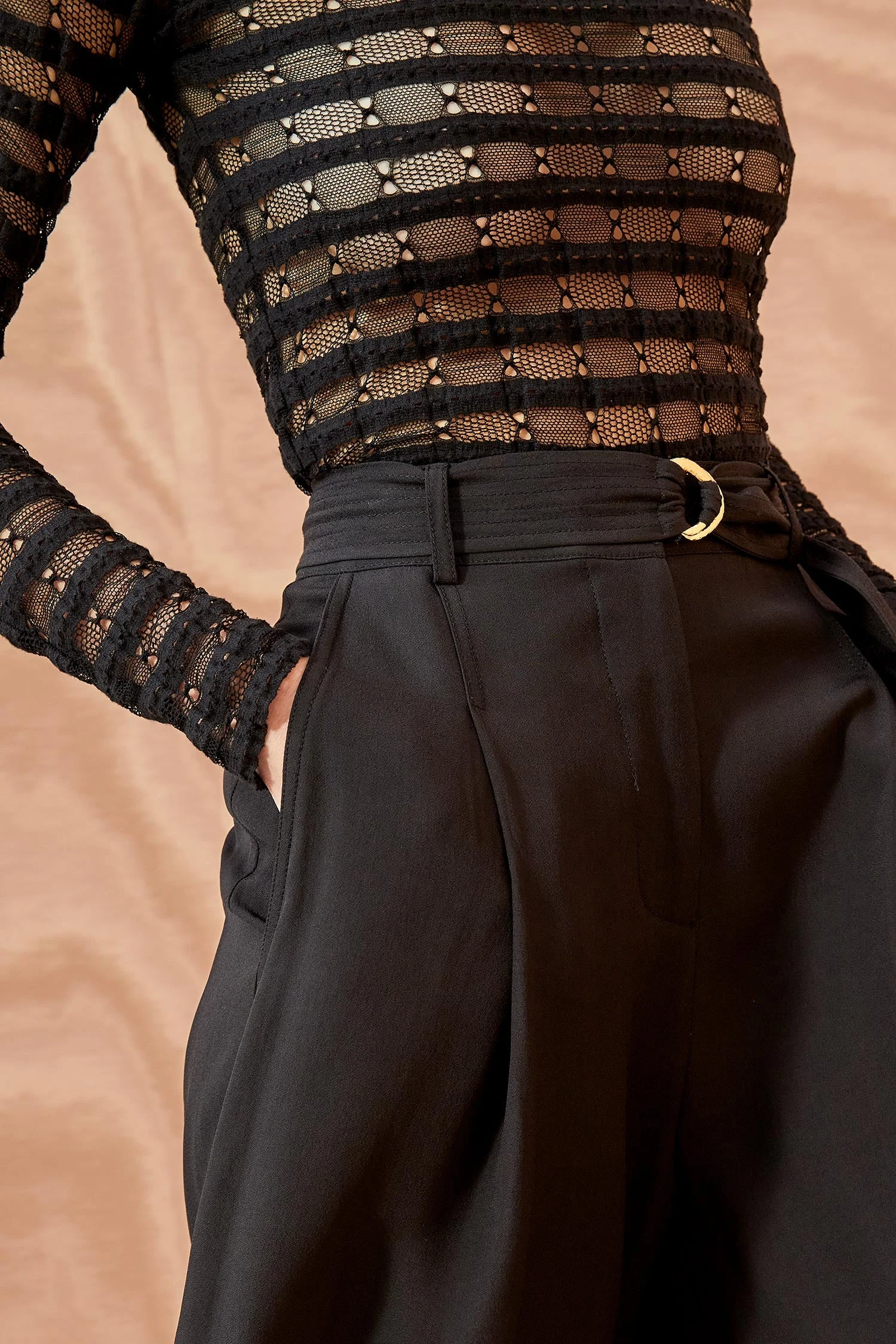 ULLA JOHNSON Lydia Pant - Noir 7 ULLA JOHNSON Lydia Pant - Noir - Image 5