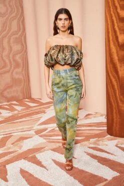 ULLA JOHNSON Lyla Top - Woodland -Chic Clothing Store ULLA JOHNSON Lyla Top WOODLAND 0033