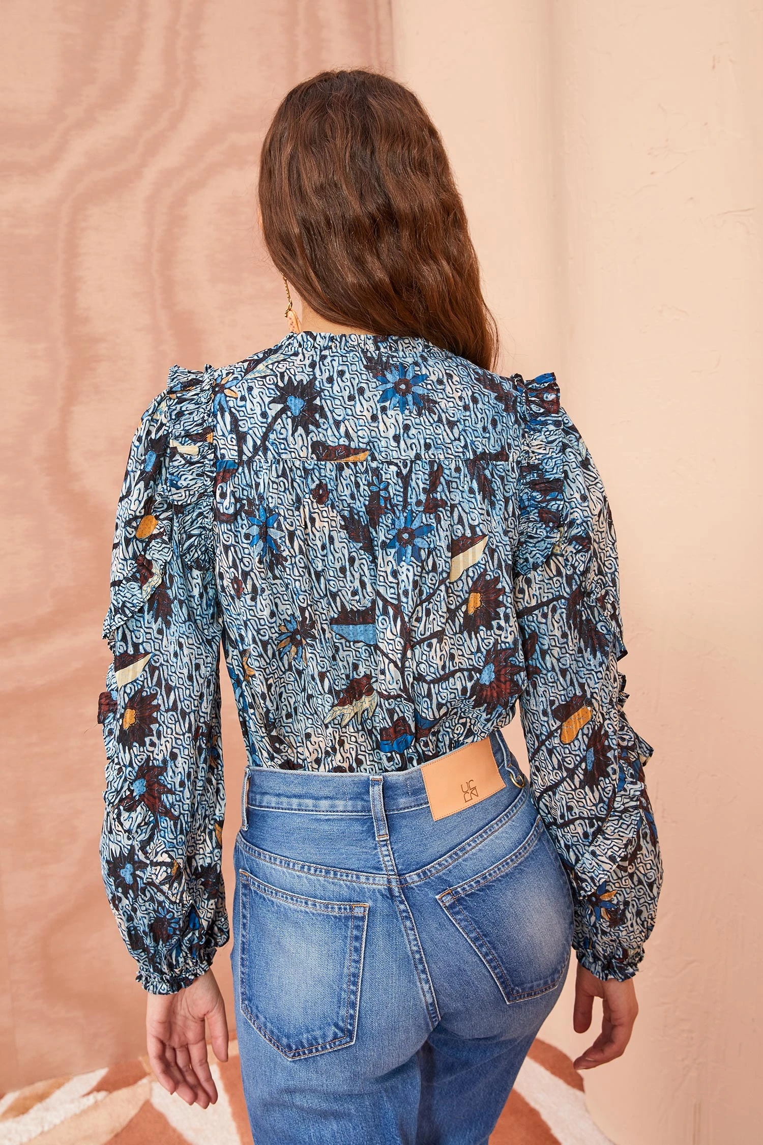 ULLA JOHNSON Manet Blouse - Morning Glory 6 ULLA JOHNSON Manet Blouse - Morning Glory - Image 4