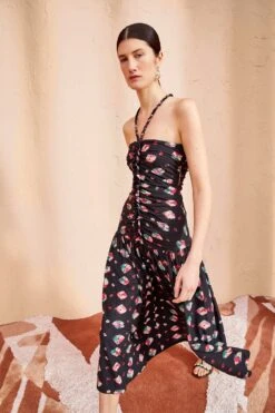 ULLA JOHNSON Marcella Dress - Nocturne -Chic Clothing Store ULLA JOHNSON Marcella Dress NOCTURNE 03