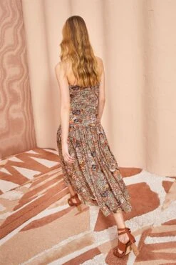ULLA JOHNSON Marcella Dress - Wheat Flower -Chic Clothing Store ULLA JOHNSON Marcella Dress WHEAT FLOWER 04