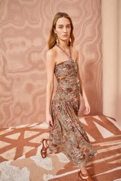 ULLA JOHNSON Marcella Dress - Wheat Flower -Chic Clothing Store ULLA JOHNSON Marcella Dress WHEAT FLOWER 05