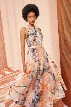 ULLA JOHNSON Marietta Dress - Fire Opal -Chic Clothing Store ULLA JOHNSON Marietta Dress FIREOPAL 0052