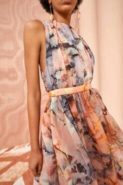 ULLA JOHNSON Marietta Dress - Fire Opal -Chic Clothing Store ULLA JOHNSON Marietta Dress FIREOPAL 02 ALT