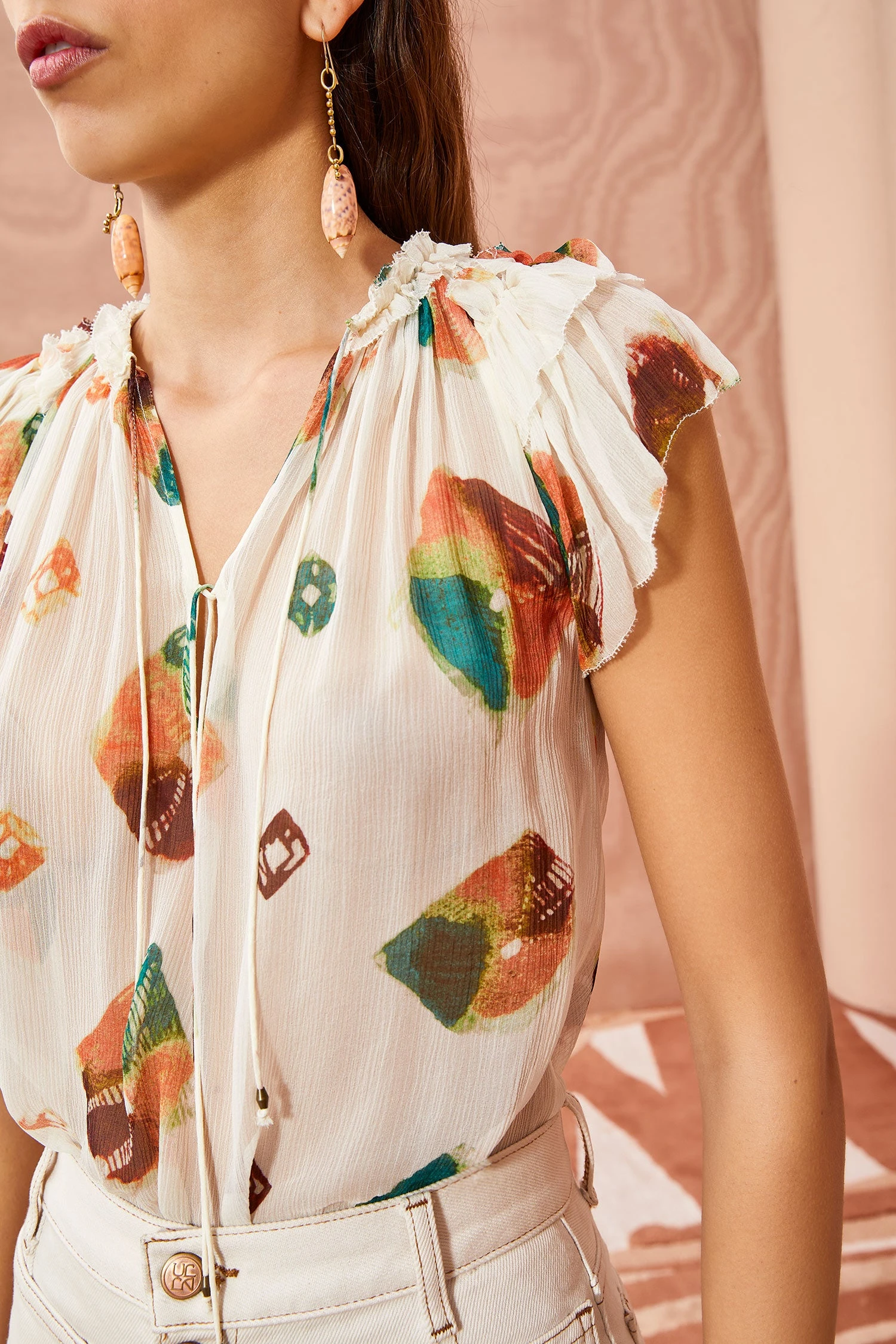 ULLA JOHNSON Marilyn Top - Aurora 4 ULLA JOHNSON Marilyn Top - Aurora - Image 2