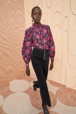 ULLA JOHNSON Marlie Blouse - Zinnia