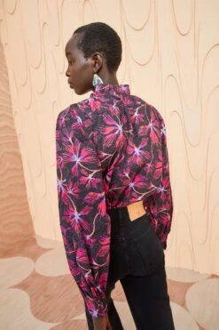 ULLA JOHNSON Marlie Blouse - Zinnia -Chic Clothing Store ULLA JOHNSON Marlie Blouse ZINNIA 04