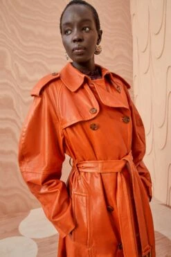 ULLA JOHNSON Marlowe Coat - Sierra 12 ULLA JOHNSON Marlowe Coat - Sierra -Chic Clothing Store ULLA JOHNSON Marlowe Coat SIERRA 0108