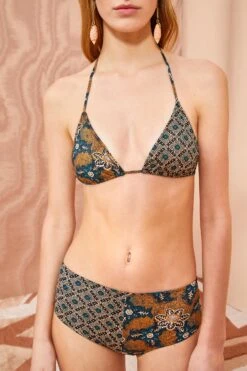 ULLA JOHNSON Maya Bikini Top - Parrot 9 ULLA JOHNSON Maya Bikini Top - Parrot -Chic Clothing Store ULLA JOHNSON Maya Bikini TOP PARROT 04