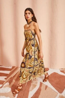 ULLA JOHNSON Mayra Dress - Yarrow 11 ULLA JOHNSON Mayra Dress - Yarrow -Chic Clothing Store ULLA JOHNSON Mayra Dress YARROW 0043